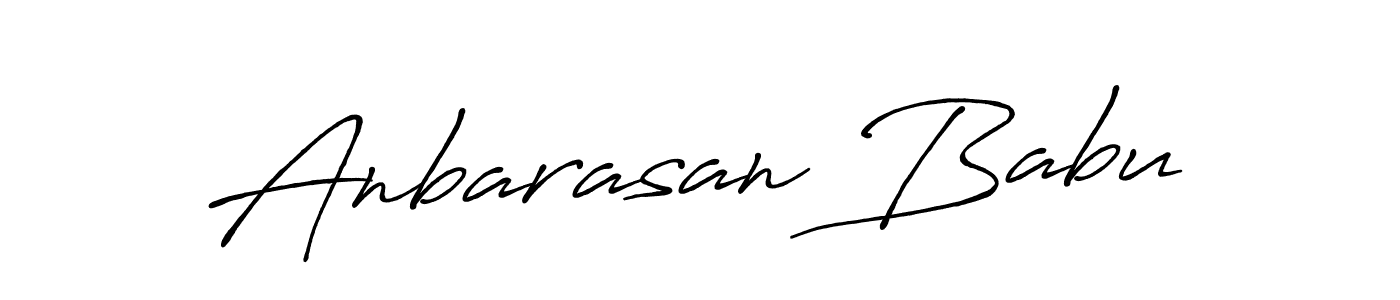 It looks lik you need a new signature style for name Anbarasan Babu. Design unique handwritten (Antro_Vectra_Bolder) signature with our free signature maker in just a few clicks. Anbarasan Babu signature style 7 images and pictures png