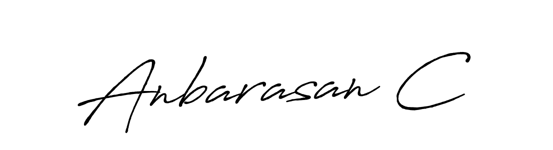 Also You can easily find your signature by using the search form. We will create Anbarasan C name handwritten signature images for you free of cost using Antro_Vectra_Bolder sign style. Anbarasan C signature style 7 images and pictures png