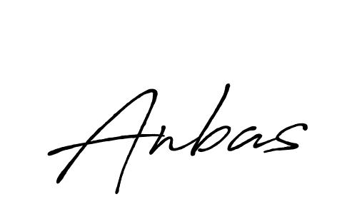 Design your own signature with our free online signature maker. With this signature software, you can create a handwritten (Antro_Vectra_Bolder) signature for name Anbas. Anbas signature style 7 images and pictures png