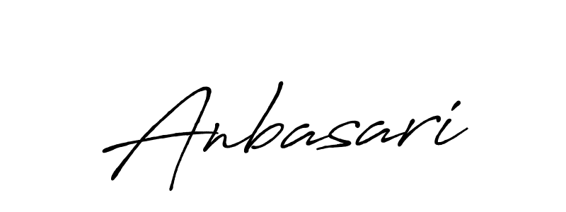 Use a signature maker to create a handwritten signature online. With this signature software, you can design (Antro_Vectra_Bolder) your own signature for name Anbasari. Anbasari signature style 7 images and pictures png