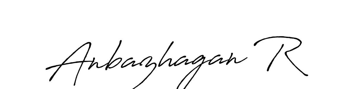 Make a beautiful signature design for name Anbazhagan R. Use this online signature maker to create a handwritten signature for free. Anbazhagan R signature style 7 images and pictures png