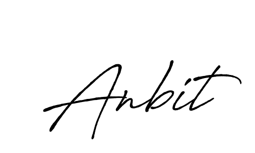 Make a beautiful signature design for name Anbit. Use this online signature maker to create a handwritten signature for free. Anbit signature style 7 images and pictures png