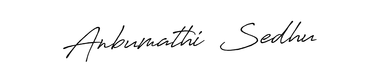 It looks lik you need a new signature style for name Anbumathi  Sedhu. Design unique handwritten (Antro_Vectra_Bolder) signature with our free signature maker in just a few clicks. Anbumathi  Sedhu signature style 7 images and pictures png
