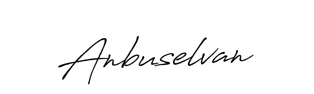 Anbuselvan stylish signature style. Best Handwritten Sign (Antro_Vectra_Bolder) for my name. Handwritten Signature Collection Ideas for my name Anbuselvan. Anbuselvan signature style 7 images and pictures png