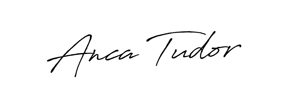 Use a signature maker to create a handwritten signature online. With this signature software, you can design (Antro_Vectra_Bolder) your own signature for name Anca Tudor. Anca Tudor signature style 7 images and pictures png