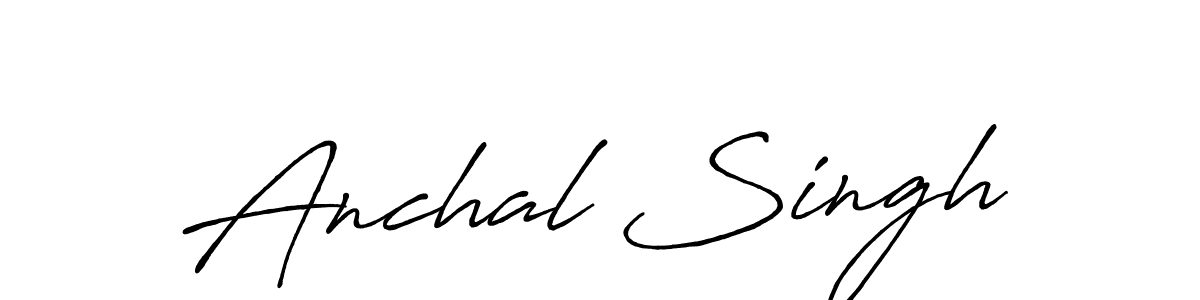Use a signature maker to create a handwritten signature online. With this signature software, you can design (Antro_Vectra_Bolder) your own signature for name Anchal Singh. Anchal Singh signature style 7 images and pictures png