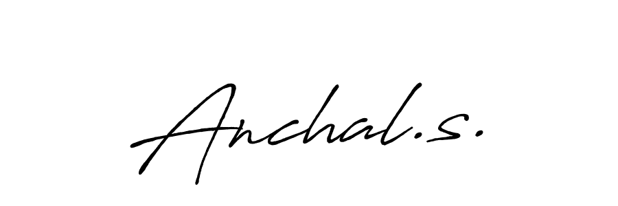 You should practise on your own different ways (Antro_Vectra_Bolder) to write your name (Anchal.s.) in signature. don't let someone else do it for you. Anchal.s. signature style 7 images and pictures png