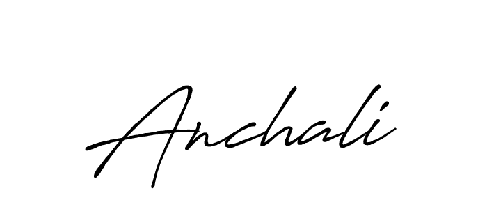 Anchali stylish signature style. Best Handwritten Sign (Antro_Vectra_Bolder) for my name. Handwritten Signature Collection Ideas for my name Anchali. Anchali signature style 7 images and pictures png