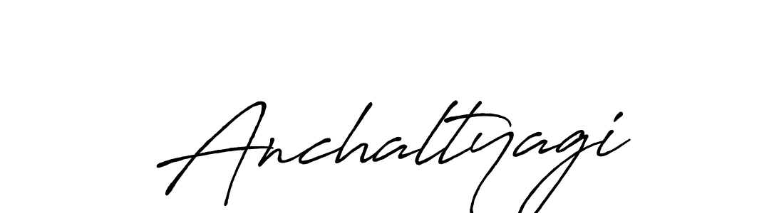 Use a signature maker to create a handwritten signature online. With this signature software, you can design (Antro_Vectra_Bolder) your own signature for name Anchaltyagi. Anchaltyagi signature style 7 images and pictures png