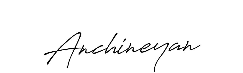 Make a beautiful signature design for name Anchineyan. Use this online signature maker to create a handwritten signature for free. Anchineyan signature style 7 images and pictures png