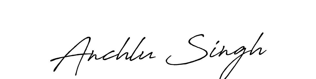 How to Draw Anchlu Singh signature style? Antro_Vectra_Bolder is a latest design signature styles for name Anchlu Singh. Anchlu Singh signature style 7 images and pictures png