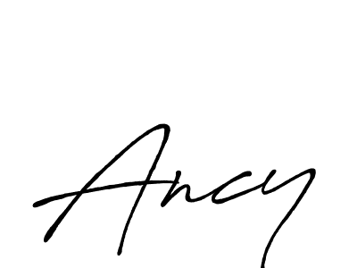if you are searching for the best signature style for your name Ancy. so please give up your signature search. here we have designed multiple signature styles  using Antro_Vectra_Bolder. Ancy signature style 7 images and pictures png