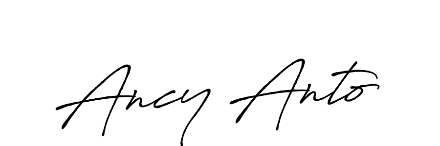 Similarly Antro_Vectra_Bolder is the best handwritten signature design. Signature creator online .You can use it as an online autograph creator for name Ancy Anto. Ancy Anto signature style 7 images and pictures png