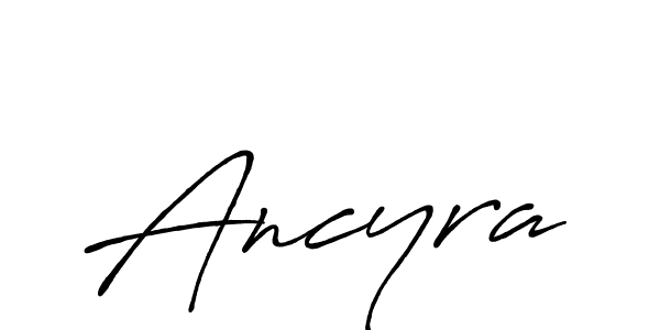 You should practise on your own different ways (Antro_Vectra_Bolder) to write your name (Ancyra) in signature. don't let someone else do it for you. Ancyra signature style 7 images and pictures png