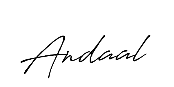 Design your own signature with our free online signature maker. With this signature software, you can create a handwritten (Antro_Vectra_Bolder) signature for name Andaal. Andaal signature style 7 images and pictures png