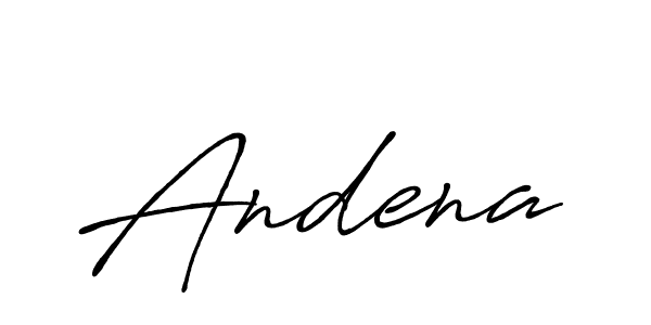 Best and Professional Signature Style for Andena. Antro_Vectra_Bolder Best Signature Style Collection. Andena signature style 7 images and pictures png