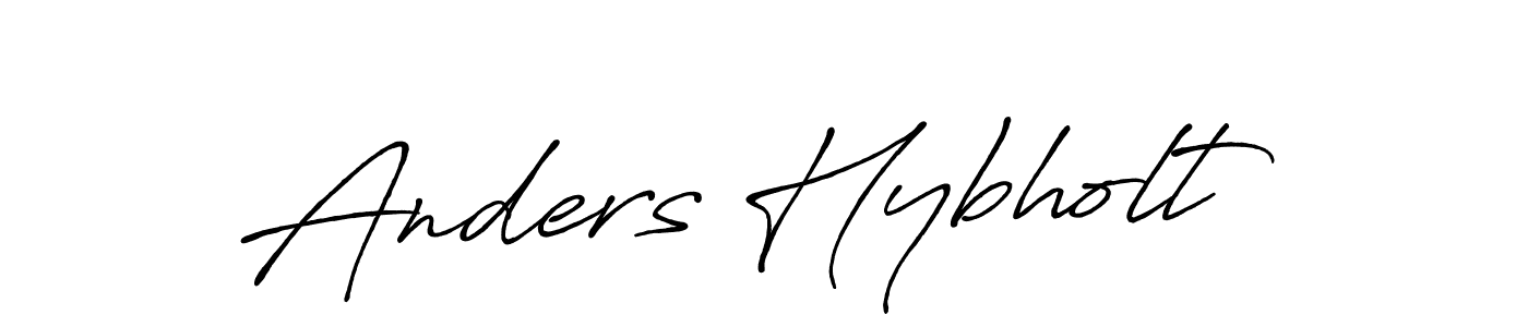 Create a beautiful signature design for name Anders Hybholt. With this signature (Antro_Vectra_Bolder) fonts, you can make a handwritten signature for free. Anders Hybholt signature style 7 images and pictures png