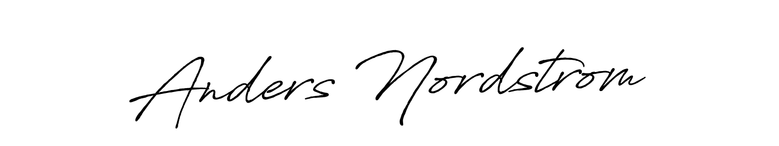 Also we have Anders Nordstrom name is the best signature style. Create professional handwritten signature collection using Antro_Vectra_Bolder autograph style. Anders Nordstrom signature style 7 images and pictures png