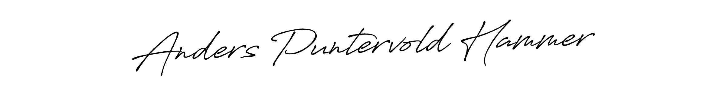 Make a beautiful signature design for name Anders Puntervold Hammer. Use this online signature maker to create a handwritten signature for free. Anders Puntervold Hammer signature style 7 images and pictures png