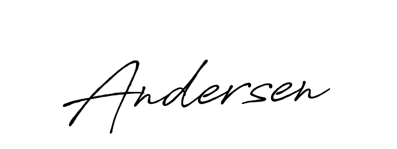 Once you've used our free online signature maker to create your best signature Antro_Vectra_Bolder style, it's time to enjoy all of the benefits that Andersen name signing documents. Andersen signature style 7 images and pictures png