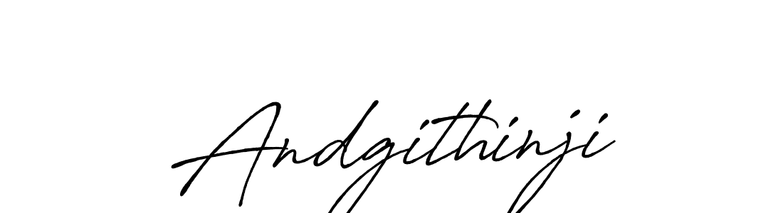 Create a beautiful signature design for name Andgithinji. With this signature (Antro_Vectra_Bolder) fonts, you can make a handwritten signature for free. Andgithinji signature style 7 images and pictures png