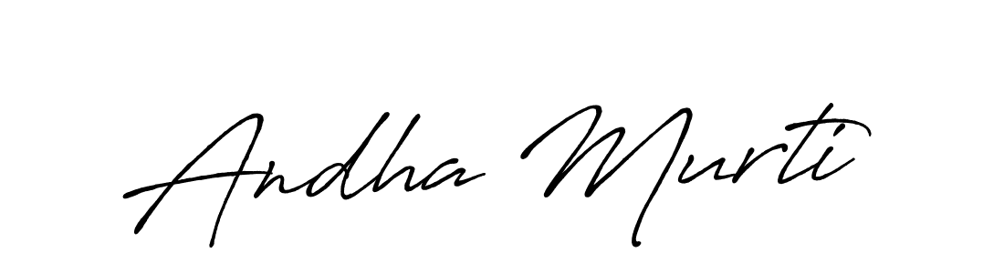 Antro_Vectra_Bolder is a professional signature style that is perfect for those who want to add a touch of class to their signature. It is also a great choice for those who want to make their signature more unique. Get Andha Murti name to fancy signature for free. Andha Murti signature style 7 images and pictures png