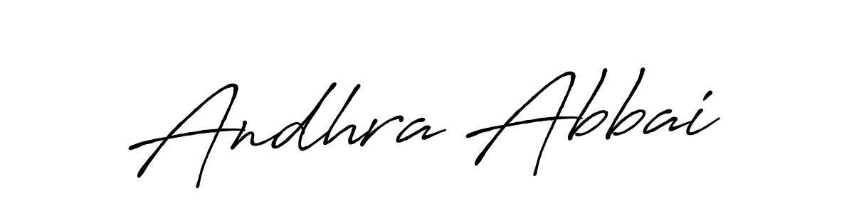 Antro_Vectra_Bolder is a professional signature style that is perfect for those who want to add a touch of class to their signature. It is also a great choice for those who want to make their signature more unique. Get Andhra Abbai name to fancy signature for free. Andhra Abbai signature style 7 images and pictures png