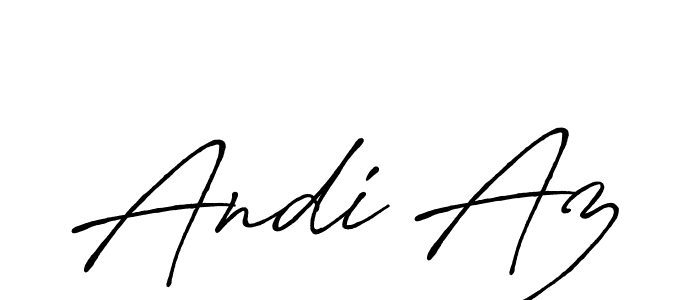 How to make Andi Az signature? Antro_Vectra_Bolder is a professional autograph style. Create handwritten signature for Andi Az name. Andi Az signature style 7 images and pictures png