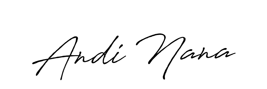 You can use this online signature creator to create a handwritten signature for the name Andi Nana. This is the best online autograph maker. Andi Nana signature style 7 images and pictures png