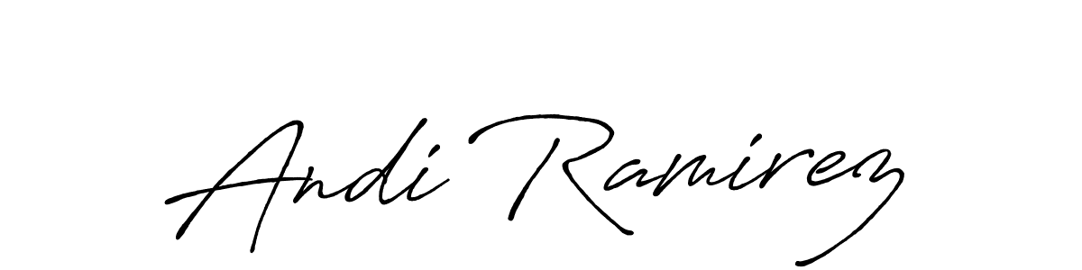 The best way (Antro_Vectra_Bolder) to make a short signature is to pick only two or three words in your name. The name Andi Ramirez include a total of six letters. For converting this name. Andi Ramirez signature style 7 images and pictures png