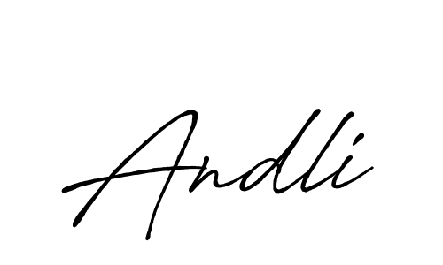 Make a short Andli signature style. Manage your documents anywhere anytime using Antro_Vectra_Bolder. Create and add eSignatures, submit forms, share and send files easily. Andli signature style 7 images and pictures png