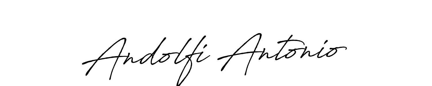 Make a beautiful signature design for name Andolfi Antonio. With this signature (Antro_Vectra_Bolder) style, you can create a handwritten signature for free. Andolfi Antonio signature style 7 images and pictures png