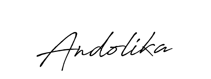 Design your own signature with our free online signature maker. With this signature software, you can create a handwritten (Antro_Vectra_Bolder) signature for name Andolika. Andolika signature style 7 images and pictures png