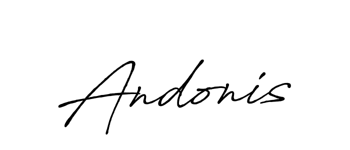if you are searching for the best signature style for your name Andonis. so please give up your signature search. here we have designed multiple signature styles  using Antro_Vectra_Bolder. Andonis signature style 7 images and pictures png