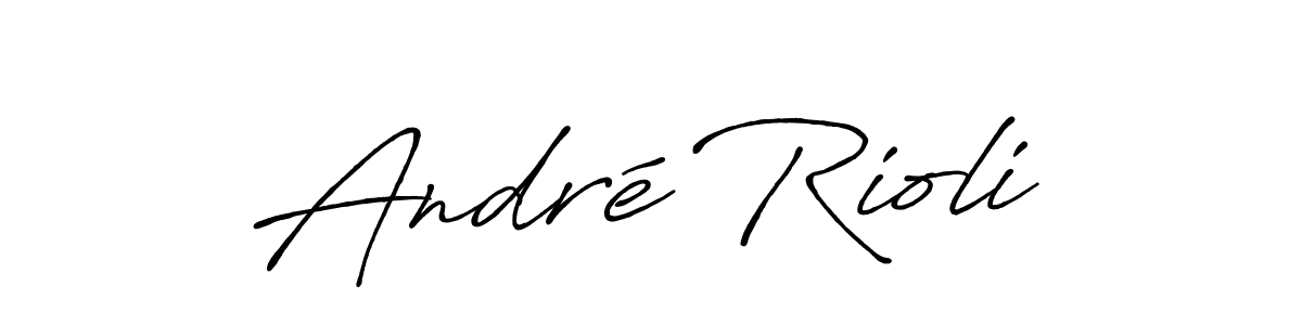Similarly Antro_Vectra_Bolder is the best handwritten signature design. Signature creator online .You can use it as an online autograph creator for name André Rioli. André Rioli signature style 7 images and pictures png