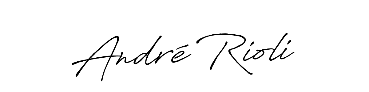 Also we have André Rioli name is the best signature style. Create professional handwritten signature collection using Antro_Vectra_Bolder autograph style. André Rioli signature style 7 images and pictures png