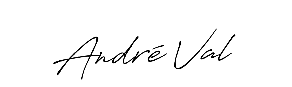 Make a beautiful signature design for name André Val. With this signature (Antro_Vectra_Bolder) style, you can create a handwritten signature for free. André Val signature style 7 images and pictures png