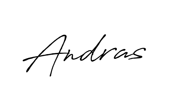 Design your own signature with our free online signature maker. With this signature software, you can create a handwritten (Antro_Vectra_Bolder) signature for name Andras. Andras signature style 7 images and pictures png
