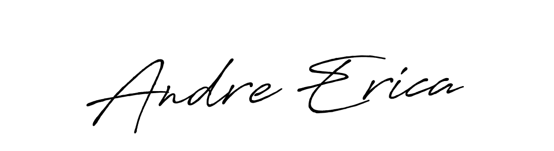 Antro_Vectra_Bolder is a professional signature style that is perfect for those who want to add a touch of class to their signature. It is also a great choice for those who want to make their signature more unique. Get Andre Erica name to fancy signature for free. Andre Erica signature style 7 images and pictures png