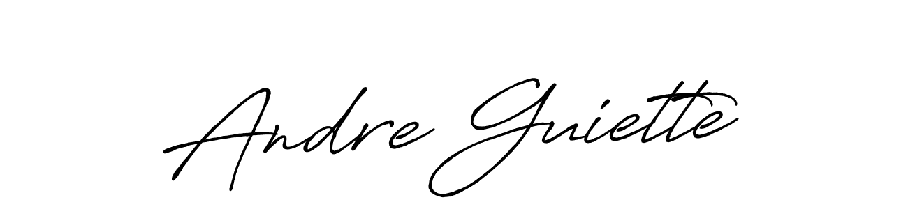 Create a beautiful signature design for name Andre Guiette. With this signature (Antro_Vectra_Bolder) fonts, you can make a handwritten signature for free. Andre Guiette signature style 7 images and pictures png