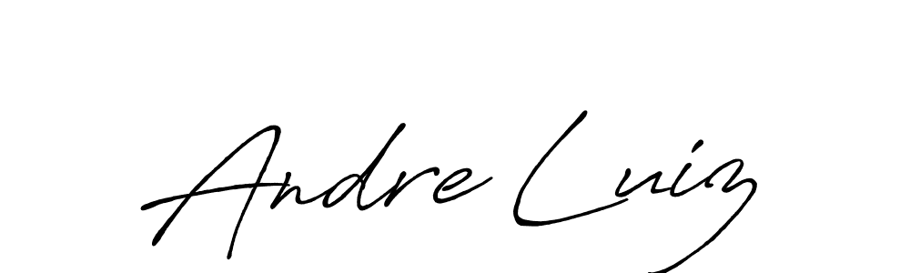Design your own signature with our free online signature maker. With this signature software, you can create a handwritten (Antro_Vectra_Bolder) signature for name Andre Luiz. Andre Luiz signature style 7 images and pictures png