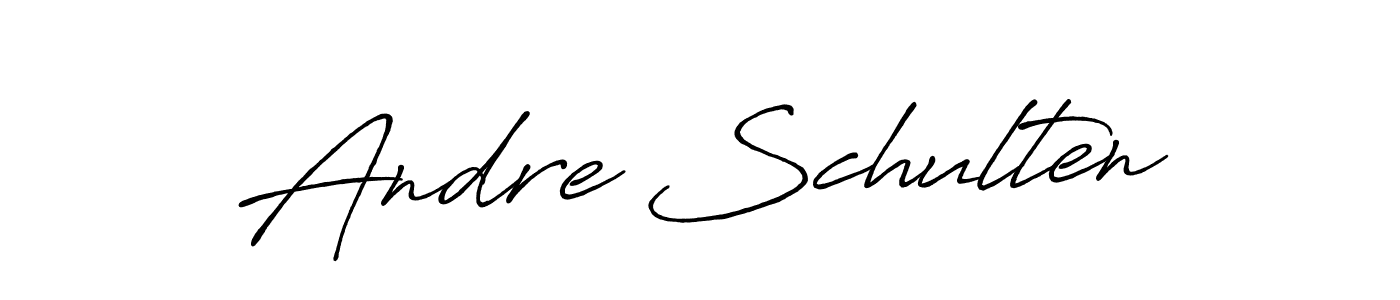 if you are searching for the best signature style for your name Andre Schulten. so please give up your signature search. here we have designed multiple signature styles  using Antro_Vectra_Bolder. Andre Schulten signature style 7 images and pictures png