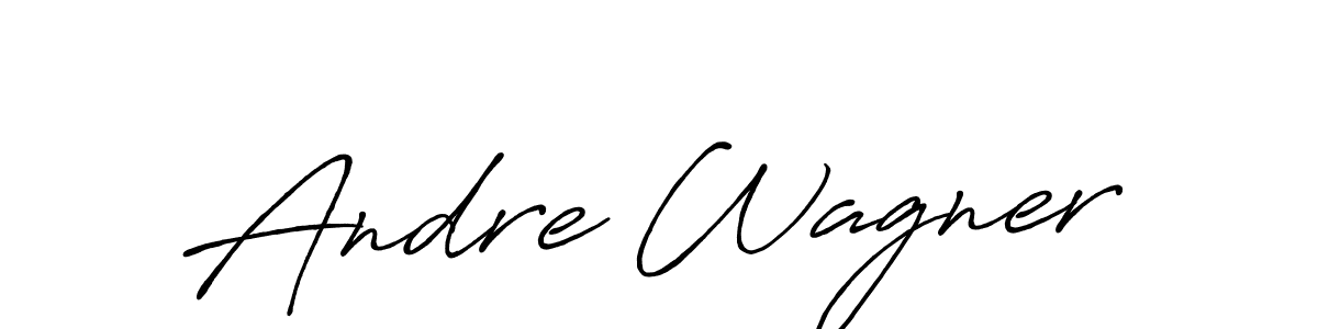 The best way (Antro_Vectra_Bolder) to make a short signature is to pick only two or three words in your name. The name Andre Wagner include a total of six letters. For converting this name. Andre Wagner signature style 7 images and pictures png