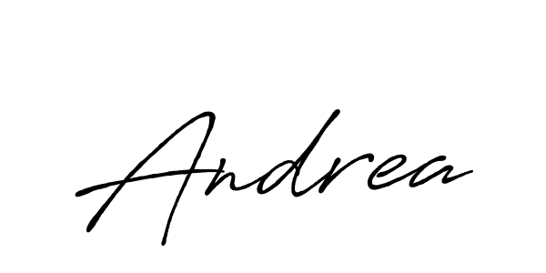 Also we have Andrea name is the best signature style. Create professional handwritten signature collection using Antro_Vectra_Bolder autograph style. Andrea signature style 7 images and pictures png