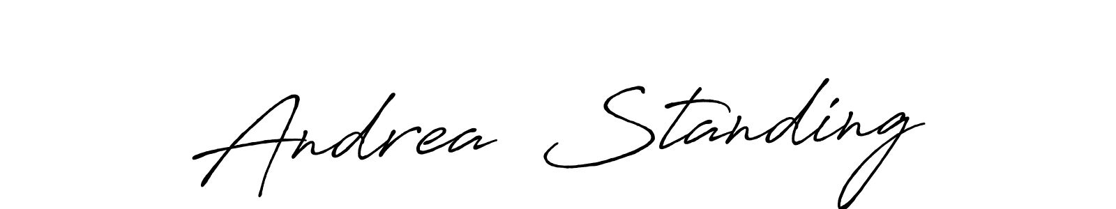 Here are the top 10 professional signature styles for the name Andrea  Standing. These are the best autograph styles you can use for your name. Andrea  Standing signature style 7 images and pictures png