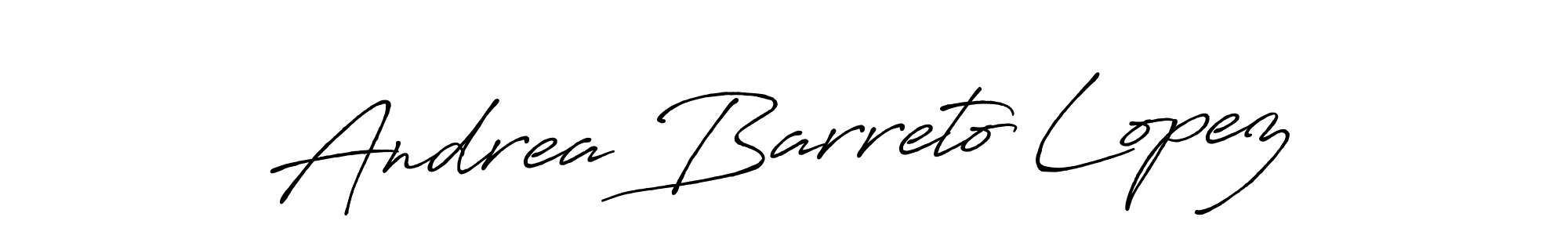 Design your own signature with our free online signature maker. With this signature software, you can create a handwritten (Antro_Vectra_Bolder) signature for name Andrea Barreto Lopez. Andrea Barreto Lopez signature style 7 images and pictures png