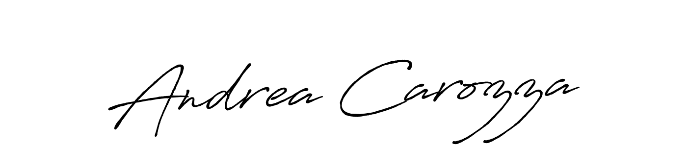 Also You can easily find your signature by using the search form. We will create Andrea Carozza name handwritten signature images for you free of cost using Antro_Vectra_Bolder sign style. Andrea Carozza signature style 7 images and pictures png
