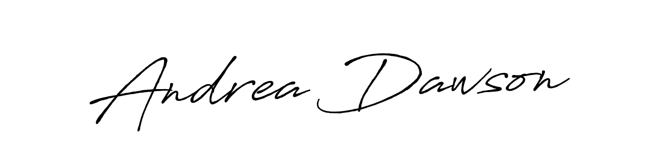 Make a beautiful signature design for name Andrea Dawson. Use this online signature maker to create a handwritten signature for free. Andrea Dawson signature style 7 images and pictures png
