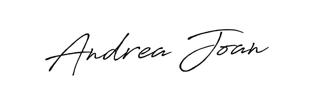 You should practise on your own different ways (Antro_Vectra_Bolder) to write your name (Andrea Joan) in signature. don't let someone else do it for you. Andrea Joan signature style 7 images and pictures png
