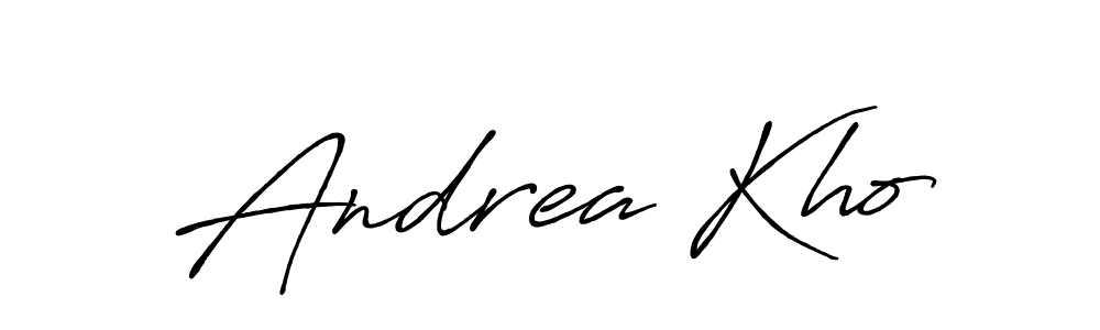 This is the best signature style for the Andrea Kho name. Also you like these signature font (Antro_Vectra_Bolder). Mix name signature. Andrea Kho signature style 7 images and pictures png